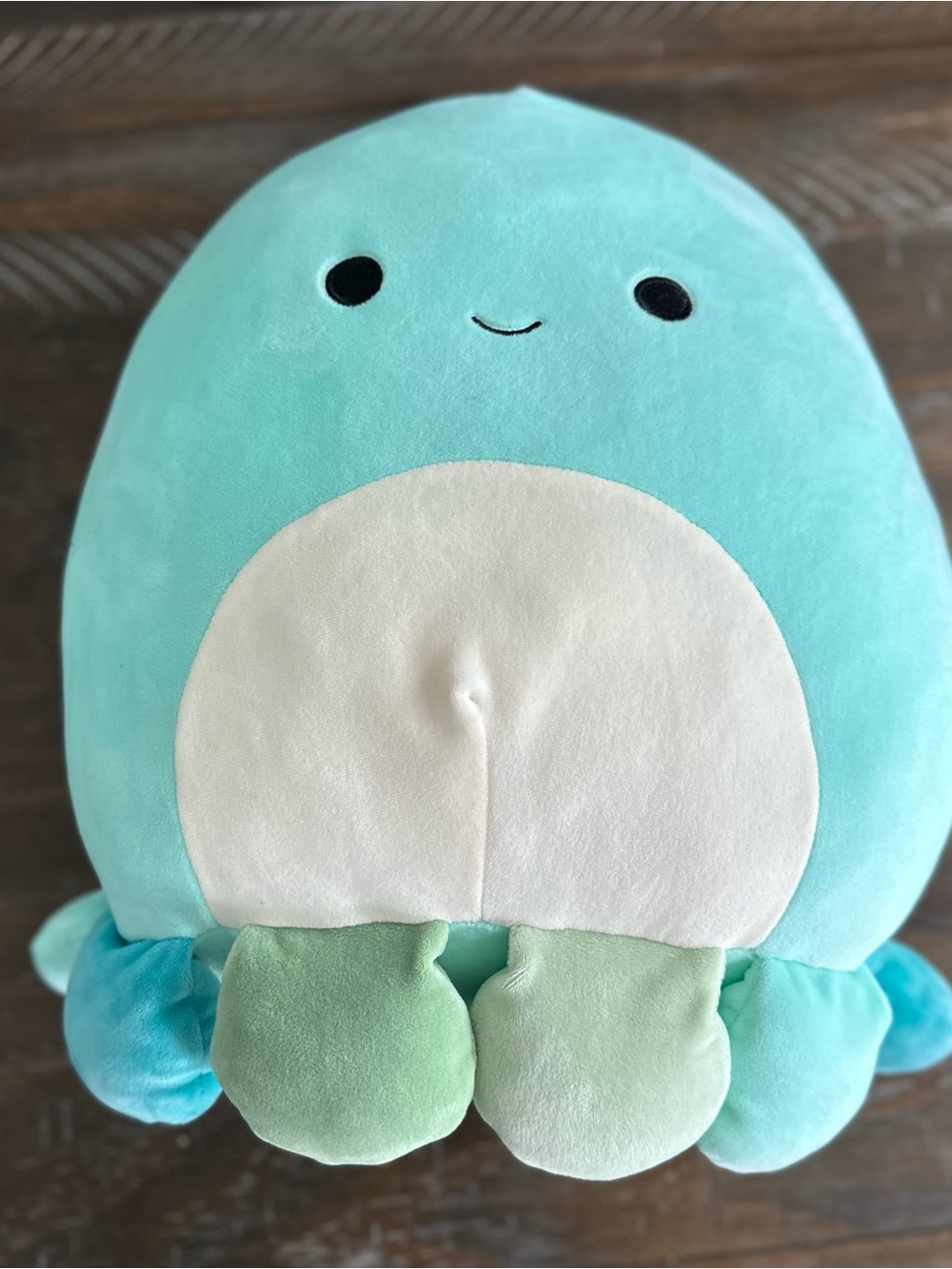 Squishmallow Aqua Plush Octopus Stuffed Animal with Cream Belly